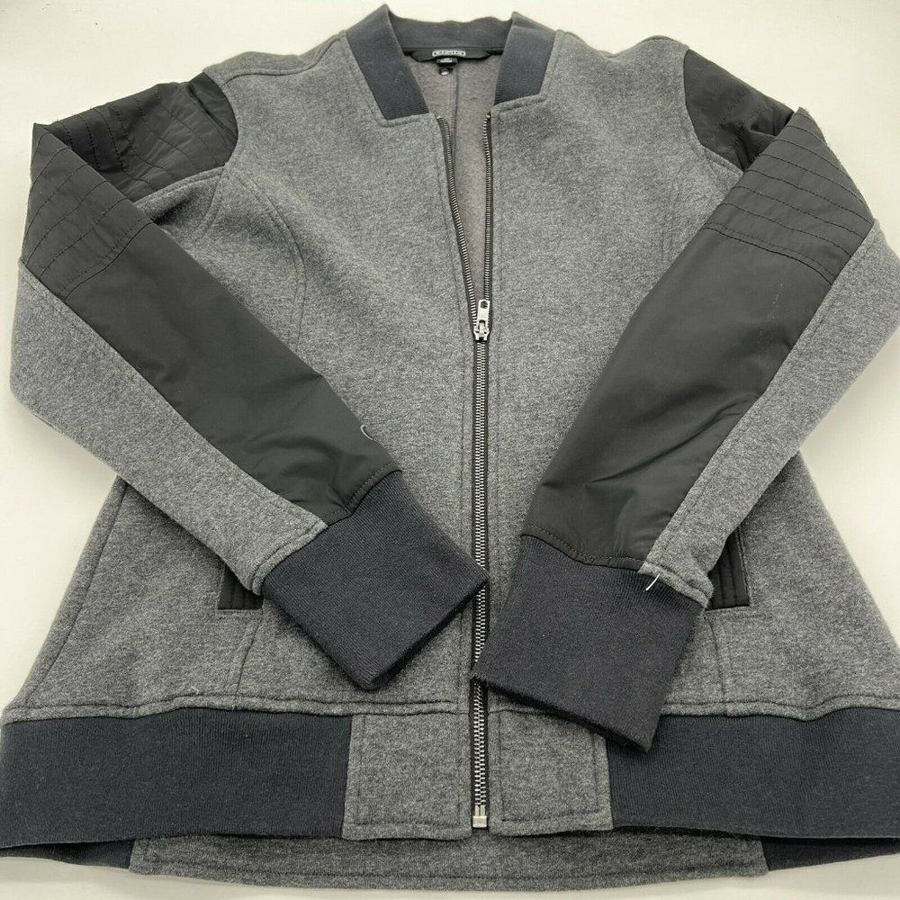 OGIO Womens Black Gray Crossbar Jacket Water Resistant Coat Quilted Golf M